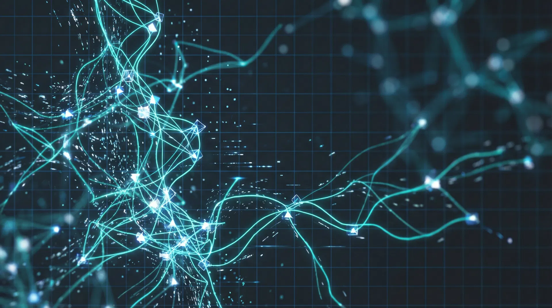 AI neural network visualization