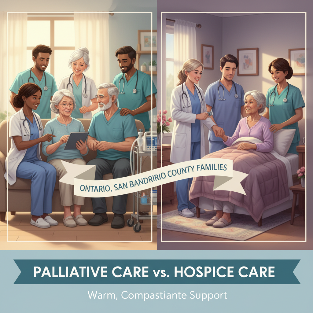 Palliative Care vs Hospice Care: What Ontario, San Bernardino County Families Need to Know