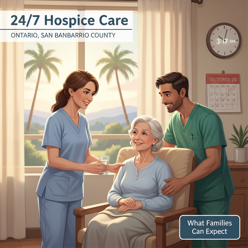 24/7 Hospice Care: What Ontario, San Bernardino County Families Can Expect