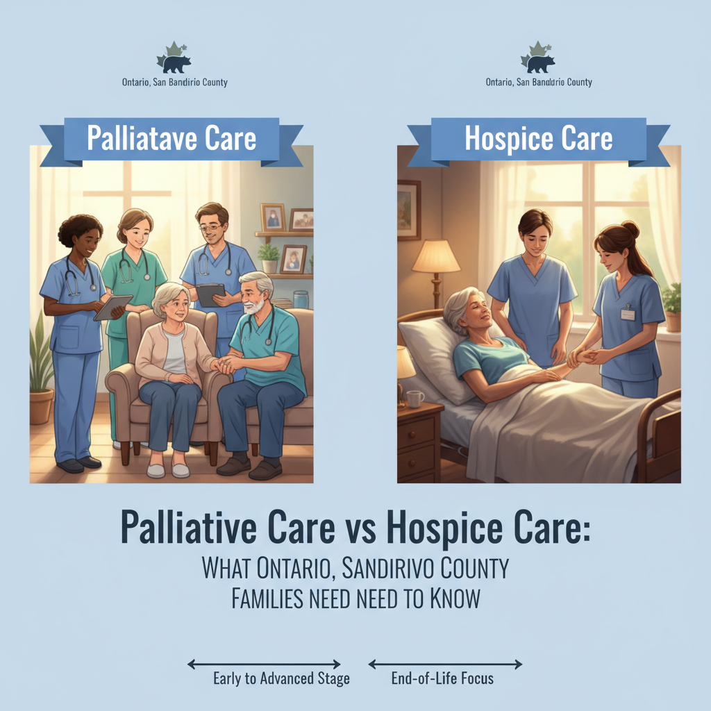Palliative Care vs Hospice Care: What Ontario, San Bernardino County Families Need to Know