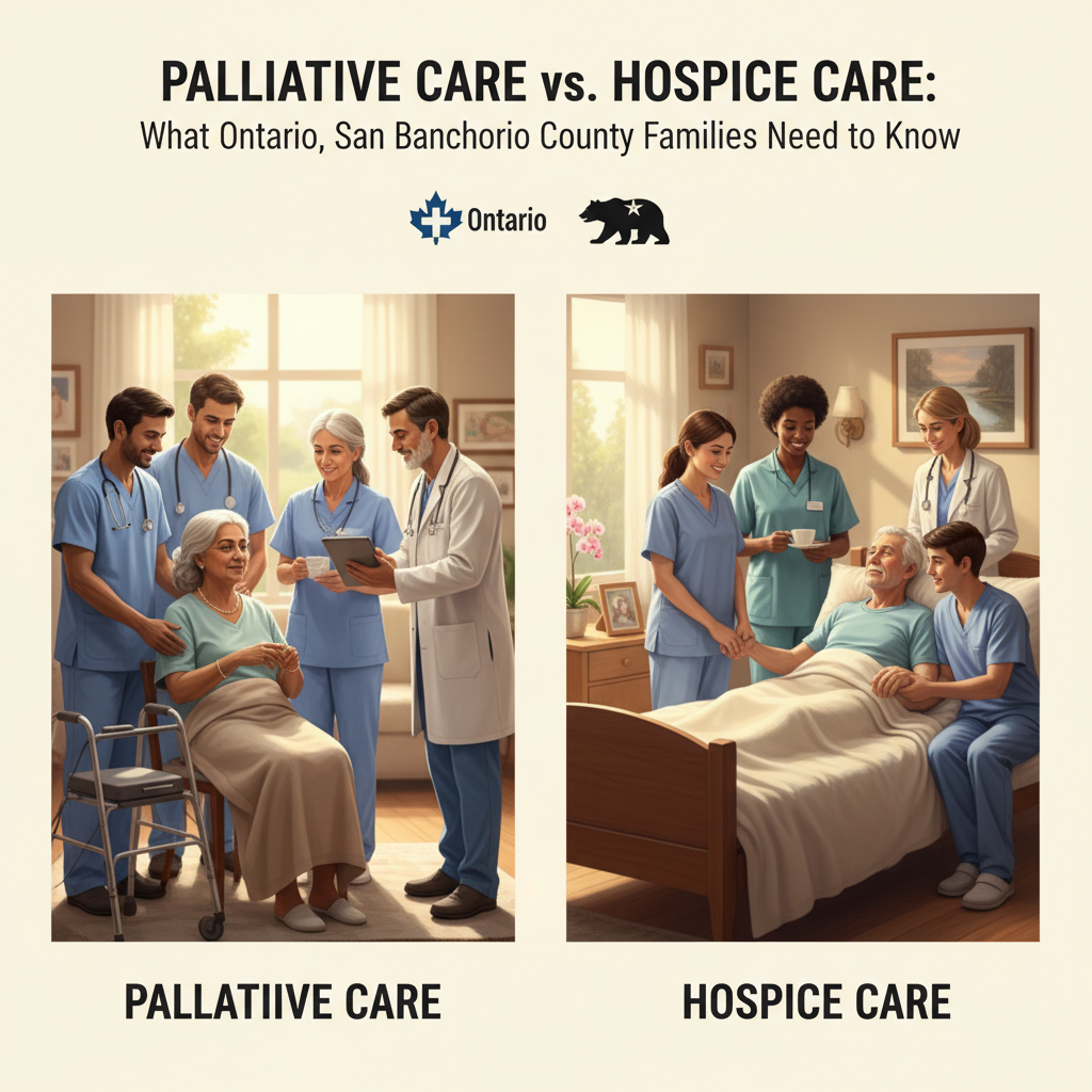 Palliative Care vs Hospice Care: What Ontario, San Bernardino County Families Need to Know