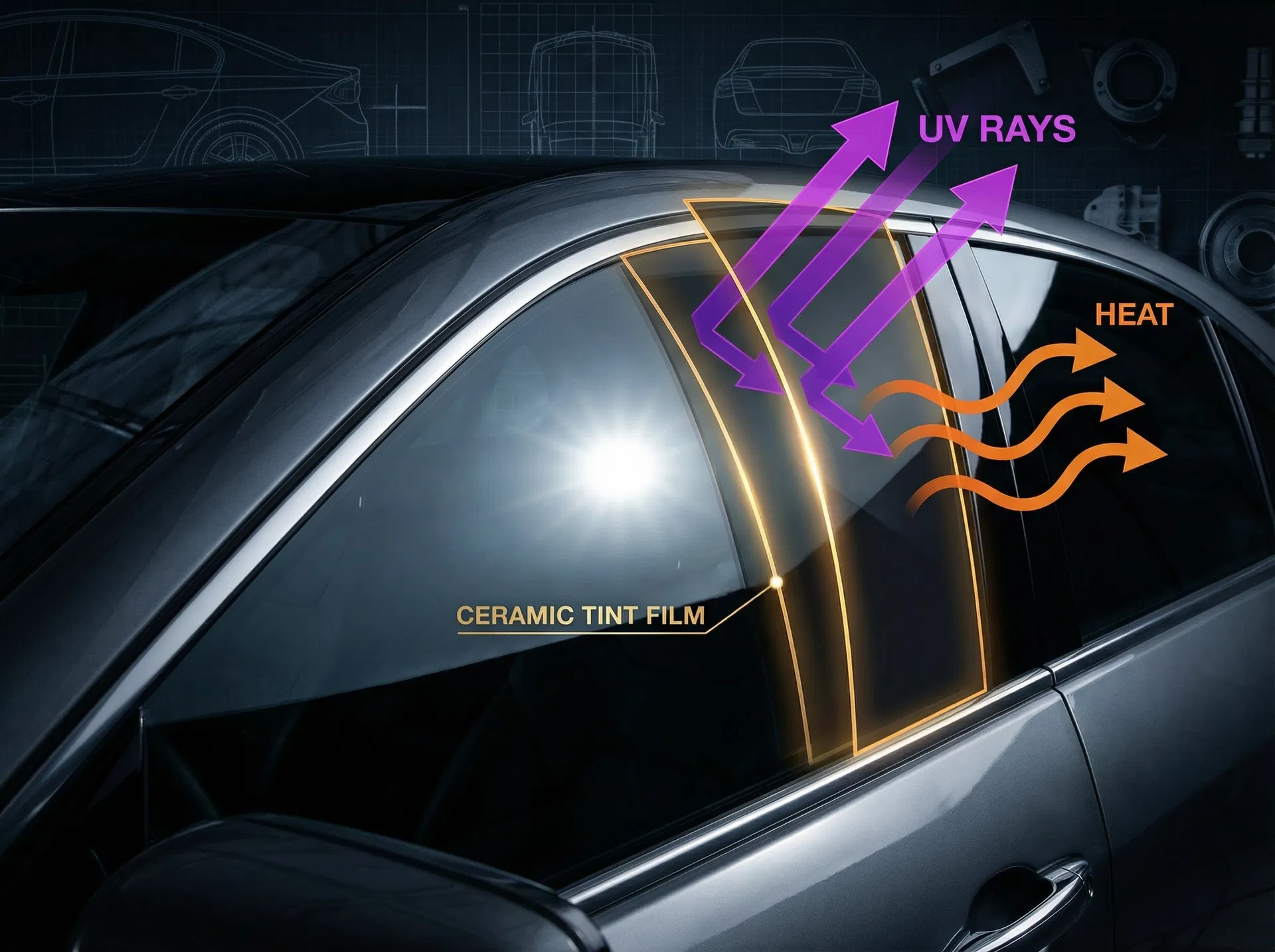 Ceramic Heat & UV Blocking Tint