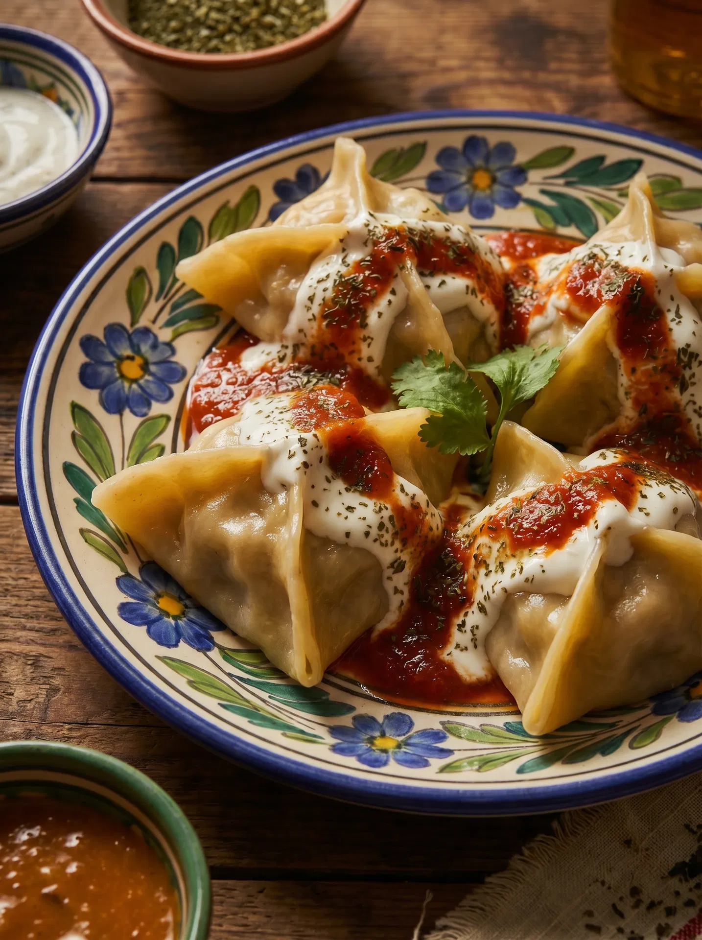 Mantu sauce spread