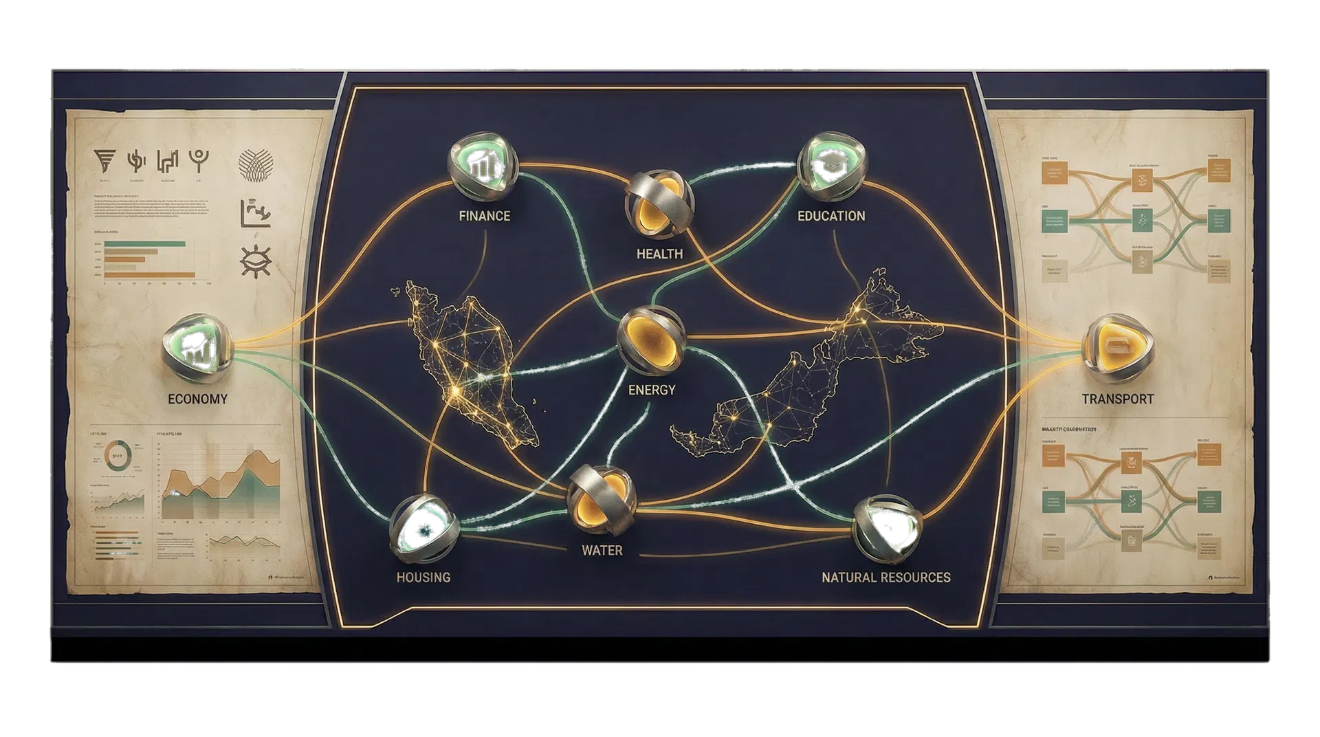 Cross-ministry systems network