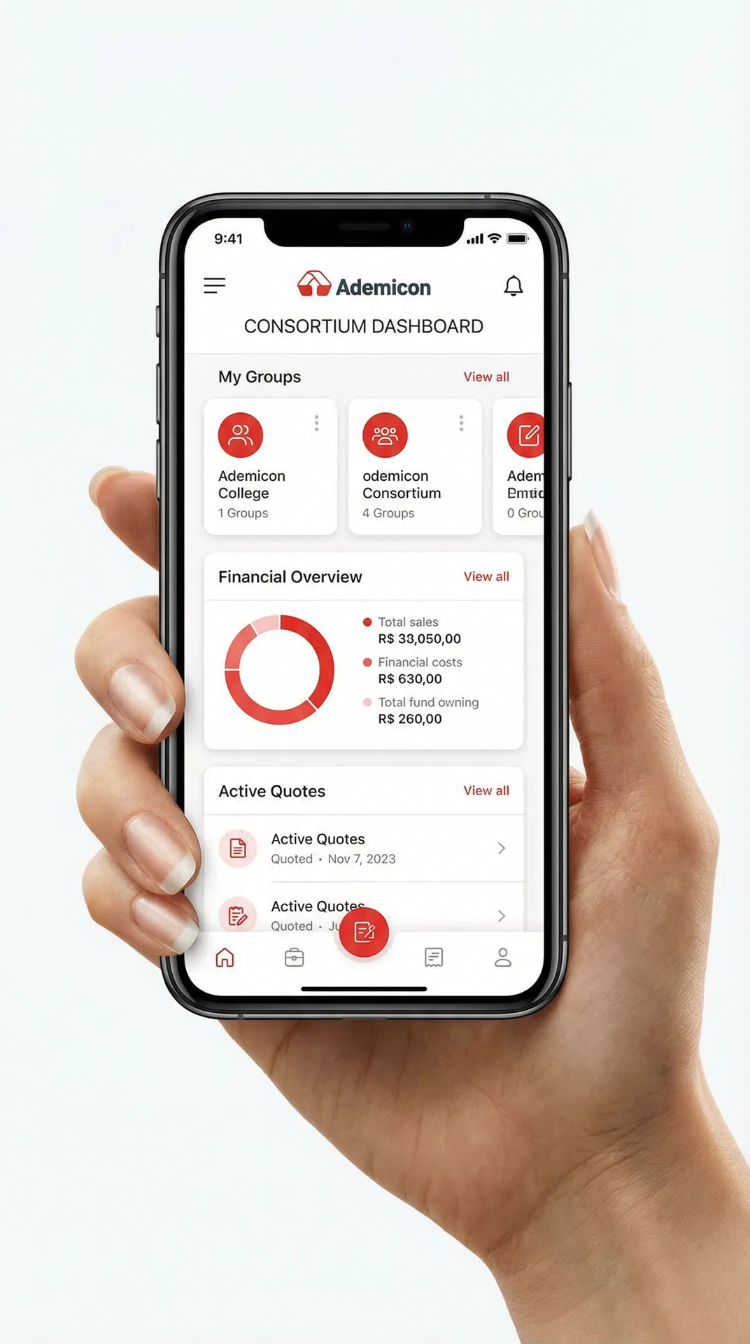 App Ademicon no celular