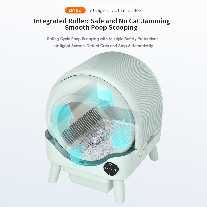 Smart automatic self-cleaning cat litter box 2