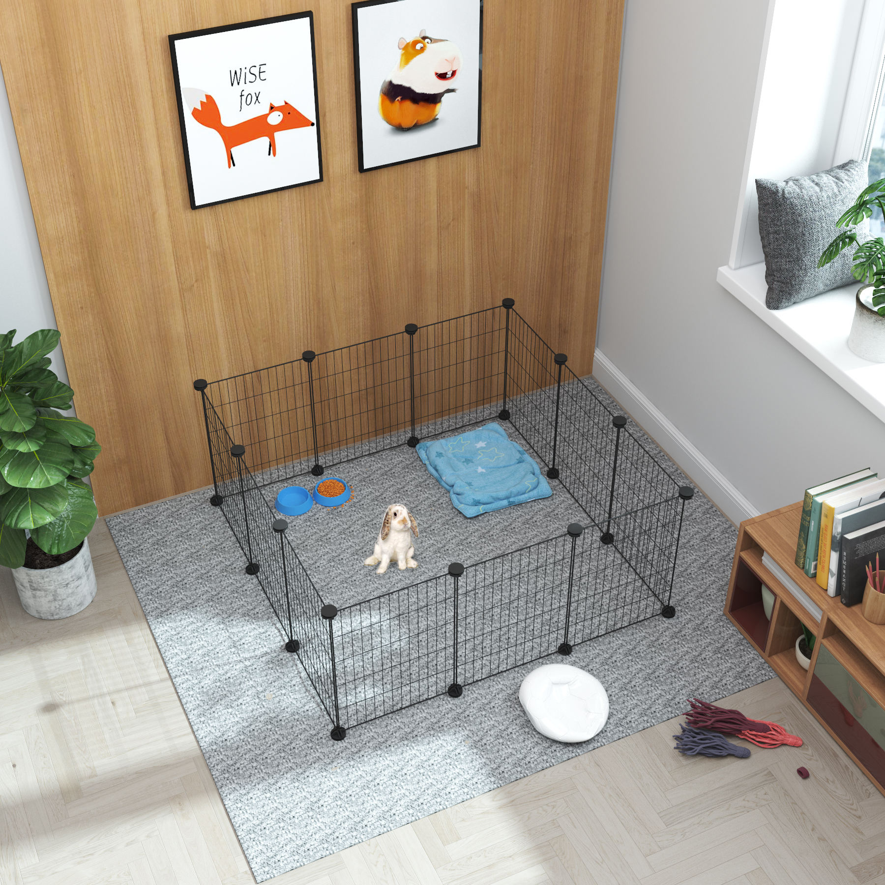 DIY foldable pet playpen