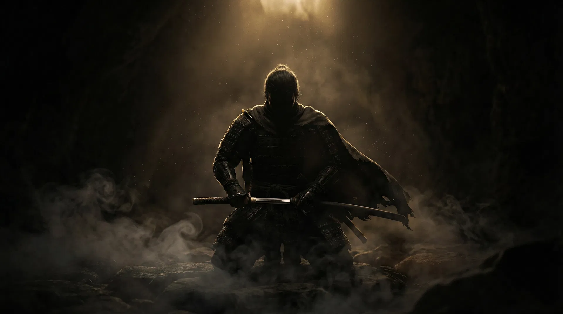 Samurai warrior in dark meditation - Your Last Excuse by Jace Halden