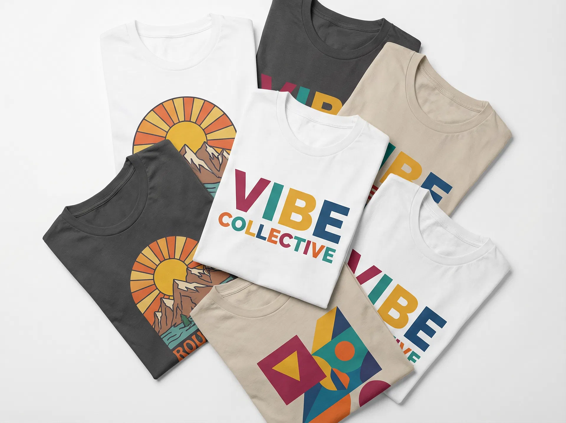 T-shirts personnalisés avec transferts DTF