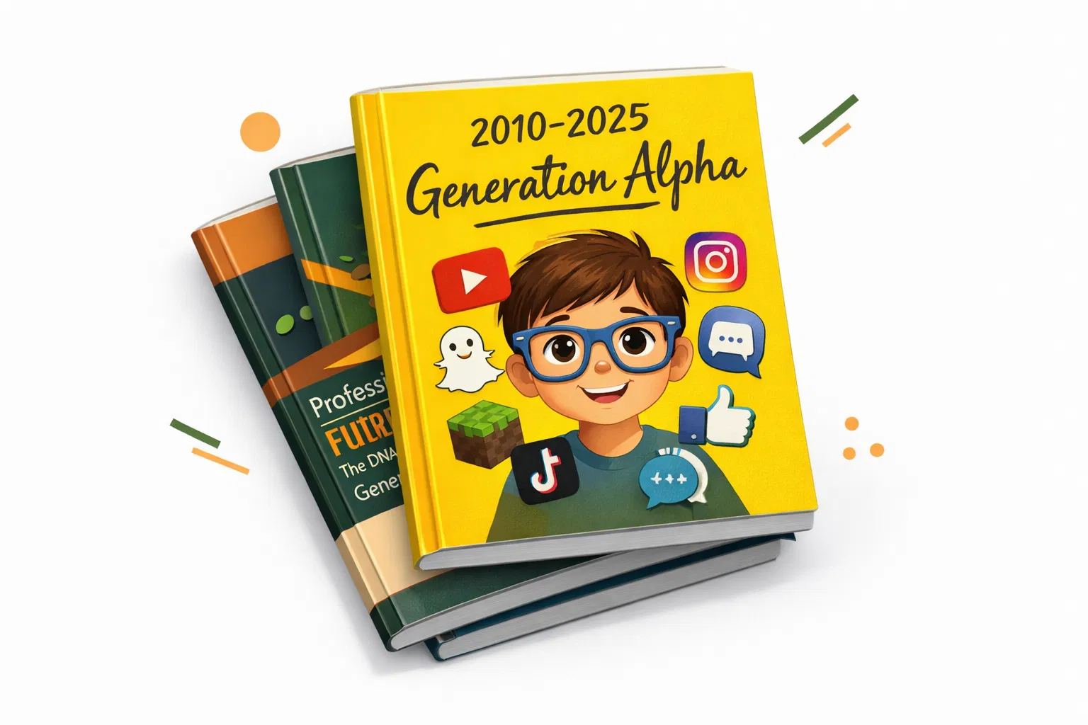 Bonus e-books stack with Generation Alpha cover