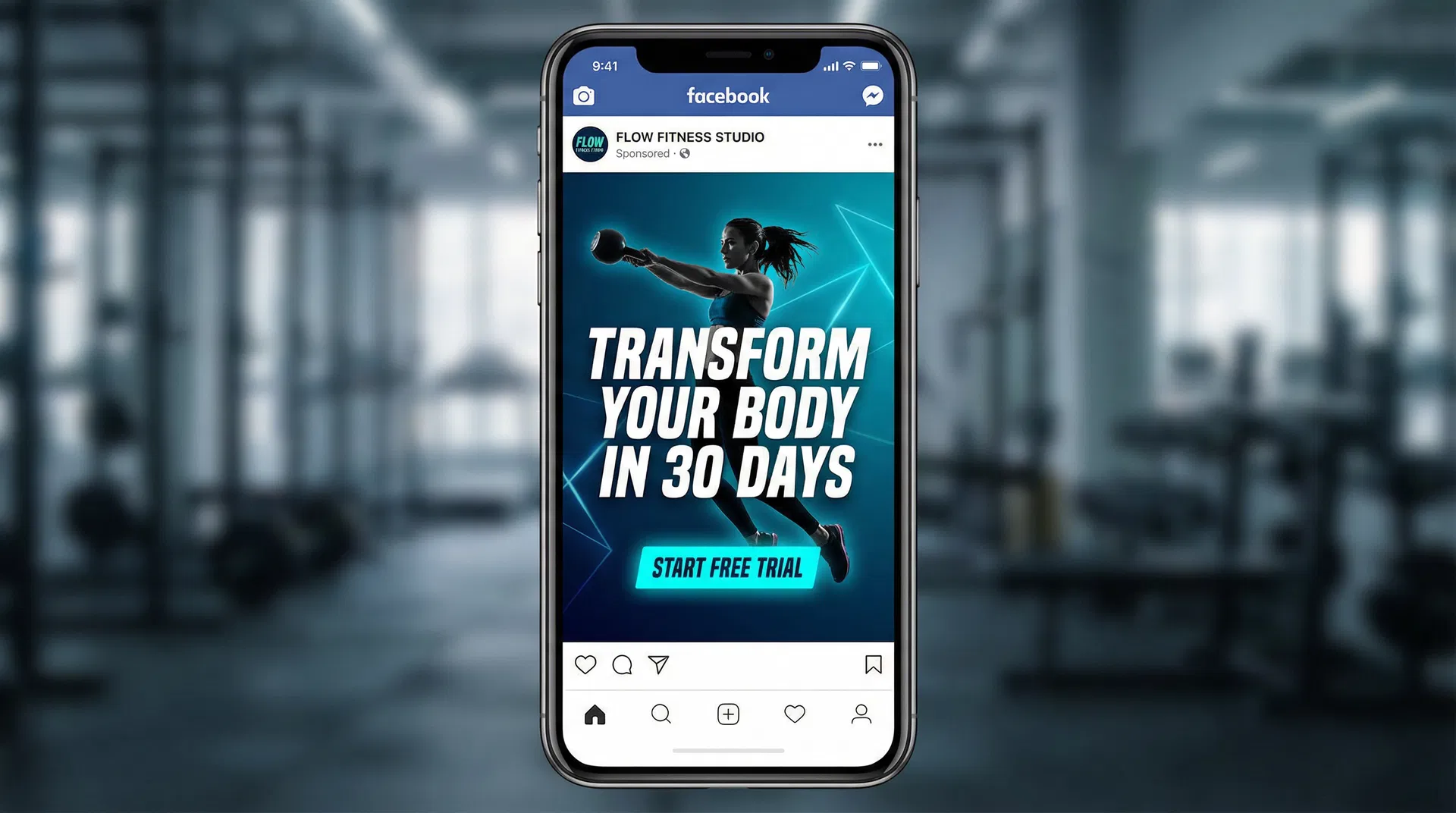 Facebook ad - Fitness brand