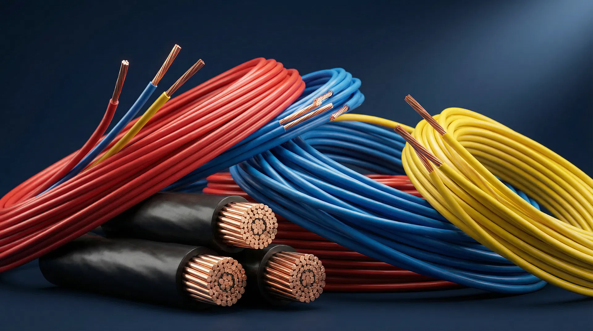 Premium copper cables and wires