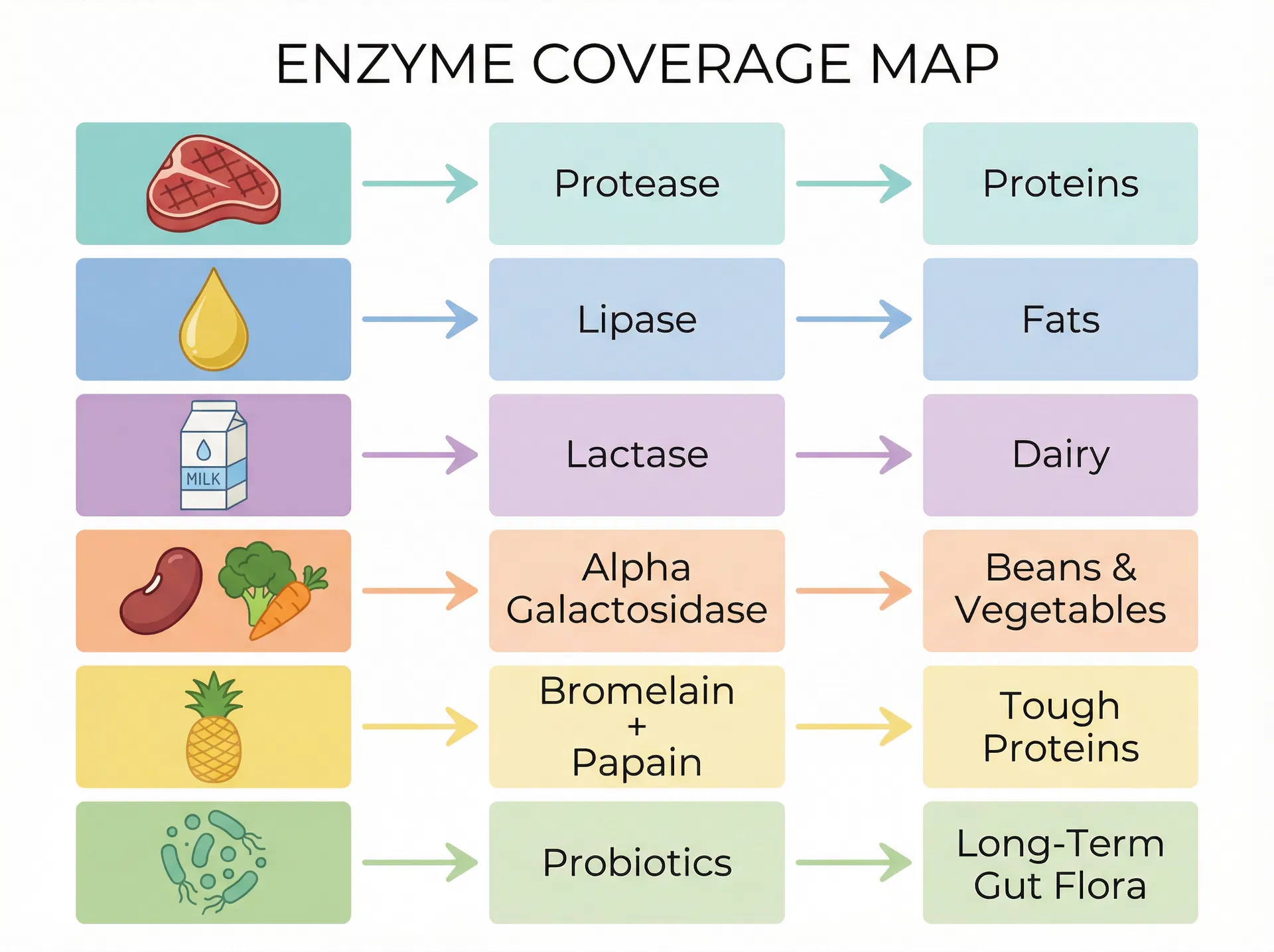 Enzyme Coverage Map