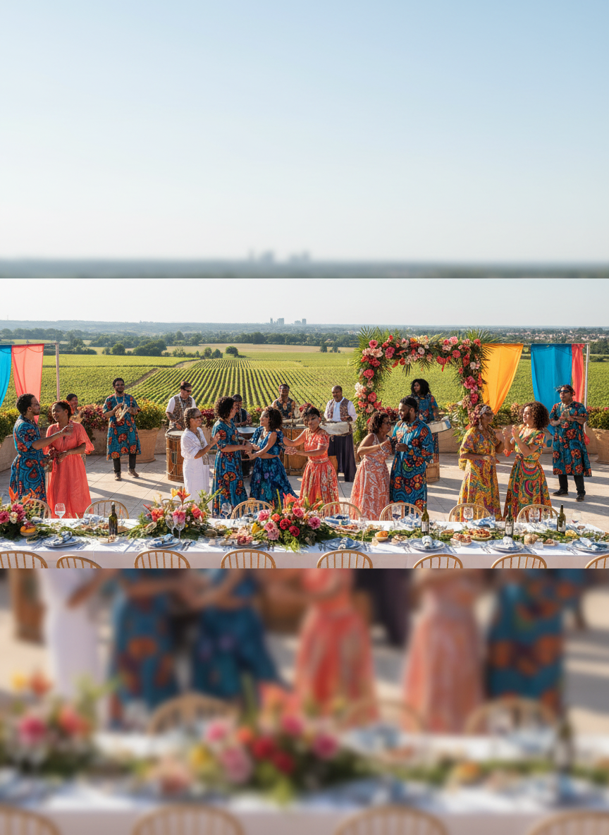 Salon afro caraïbéen (incluant potentiellement du vin)