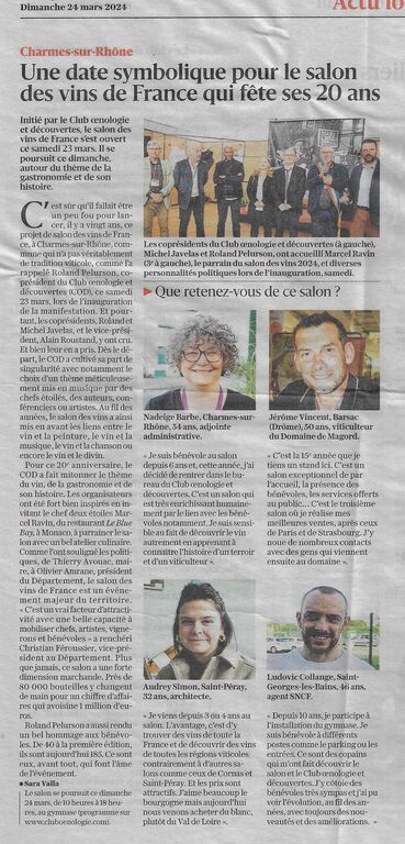 Salon des vins de France de Charmes-sur-Rhône - Photo 4