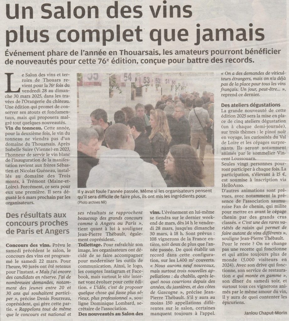 Salon des Vins de Thouars - Photo 4