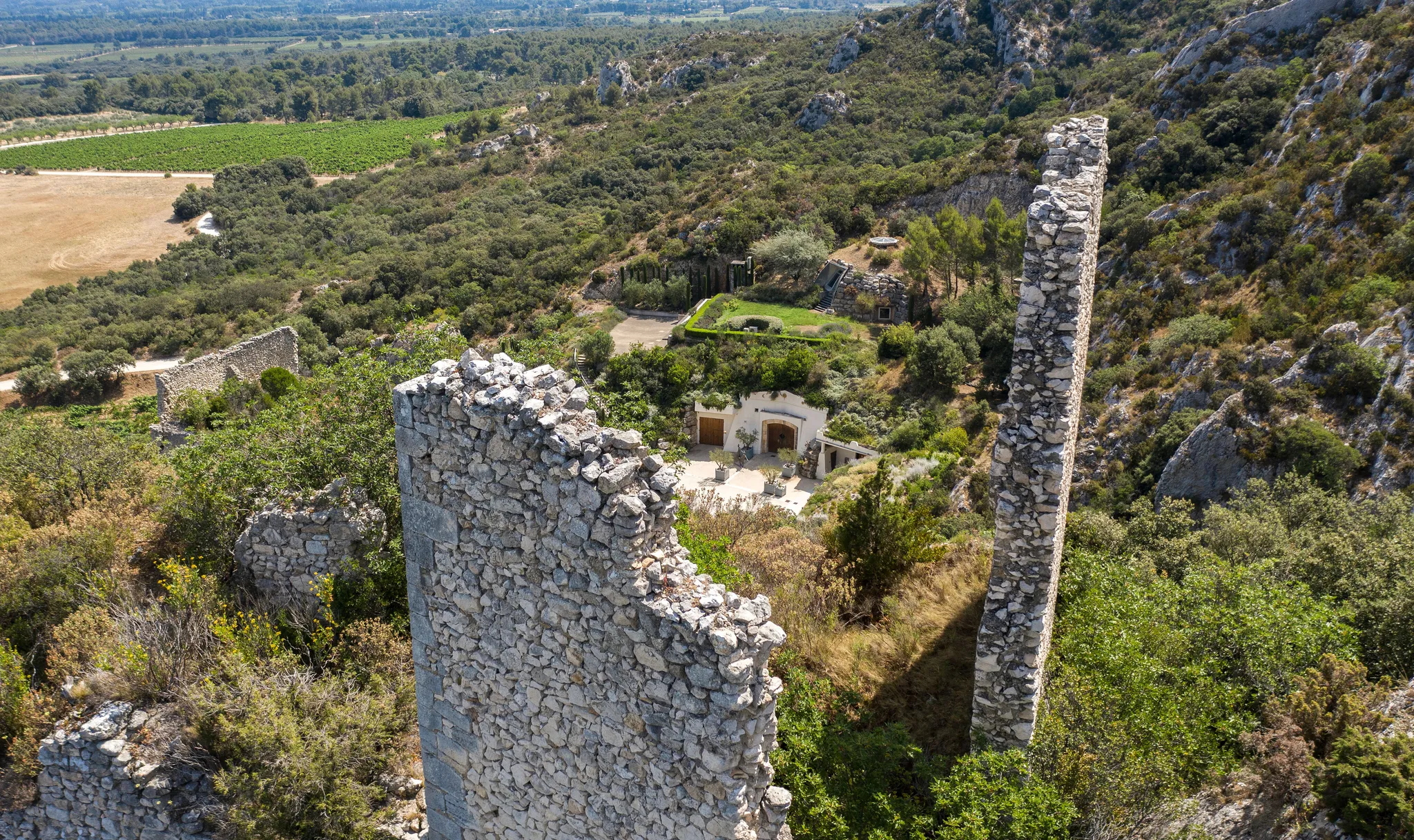 Château Romanin Carolyn Sheetz et Théo Buravand