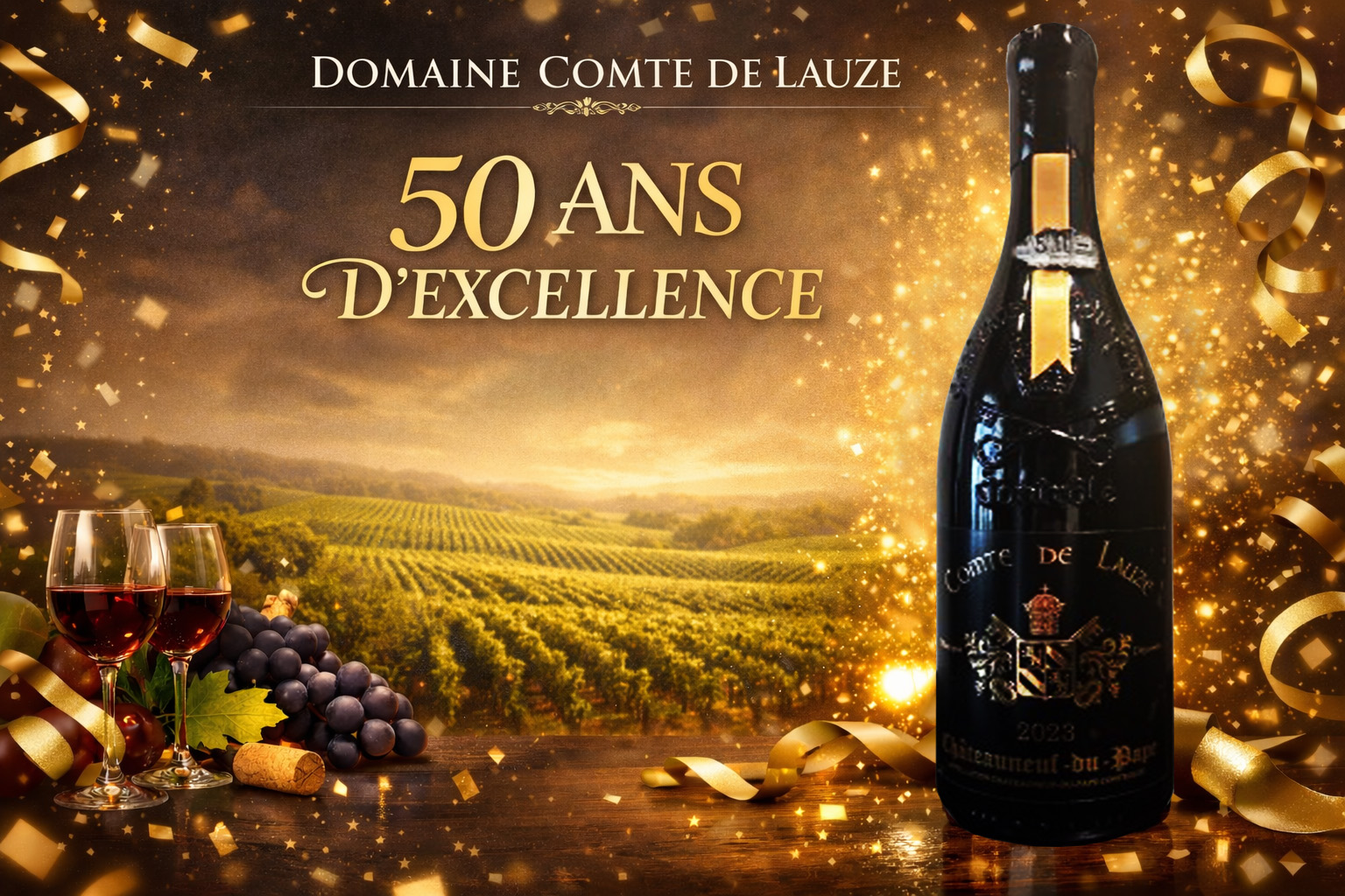 Bandeau Domaine Comte de LAUZE