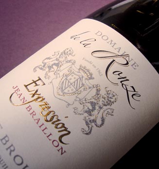 Bandeau Domaine de la Ronze