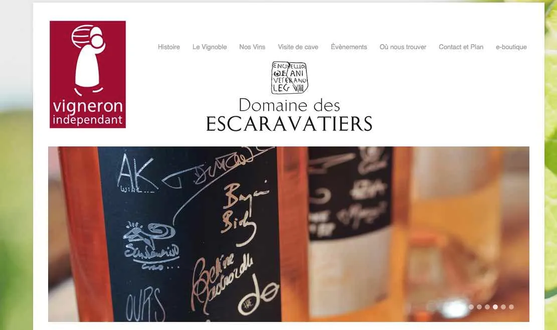 Logo Domaine des Escaravatiers