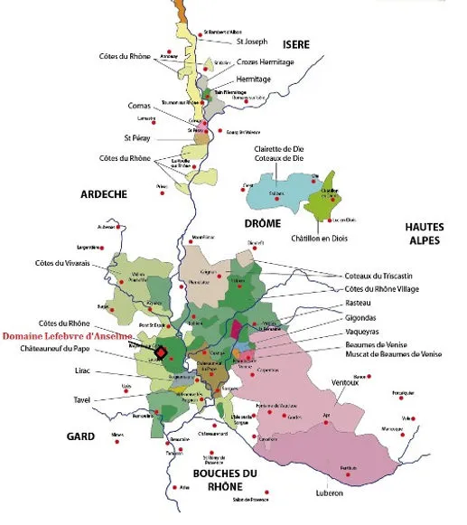 Logo Domaine LEFEBVRE d'Anselme Louis et Béatrice LEFEBVRE
