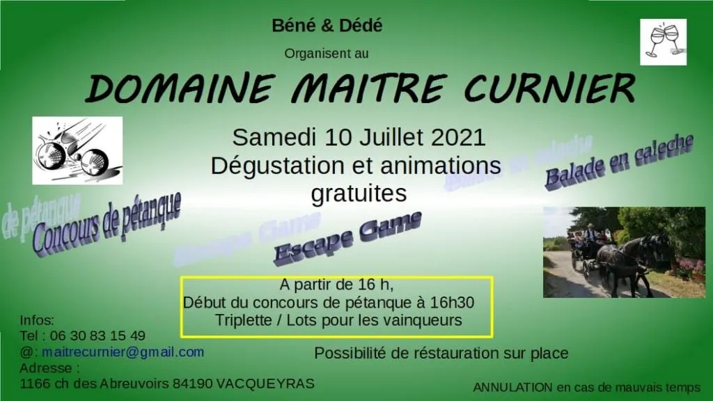 Domaine MAITRE CURNIER VIOUGEAS André