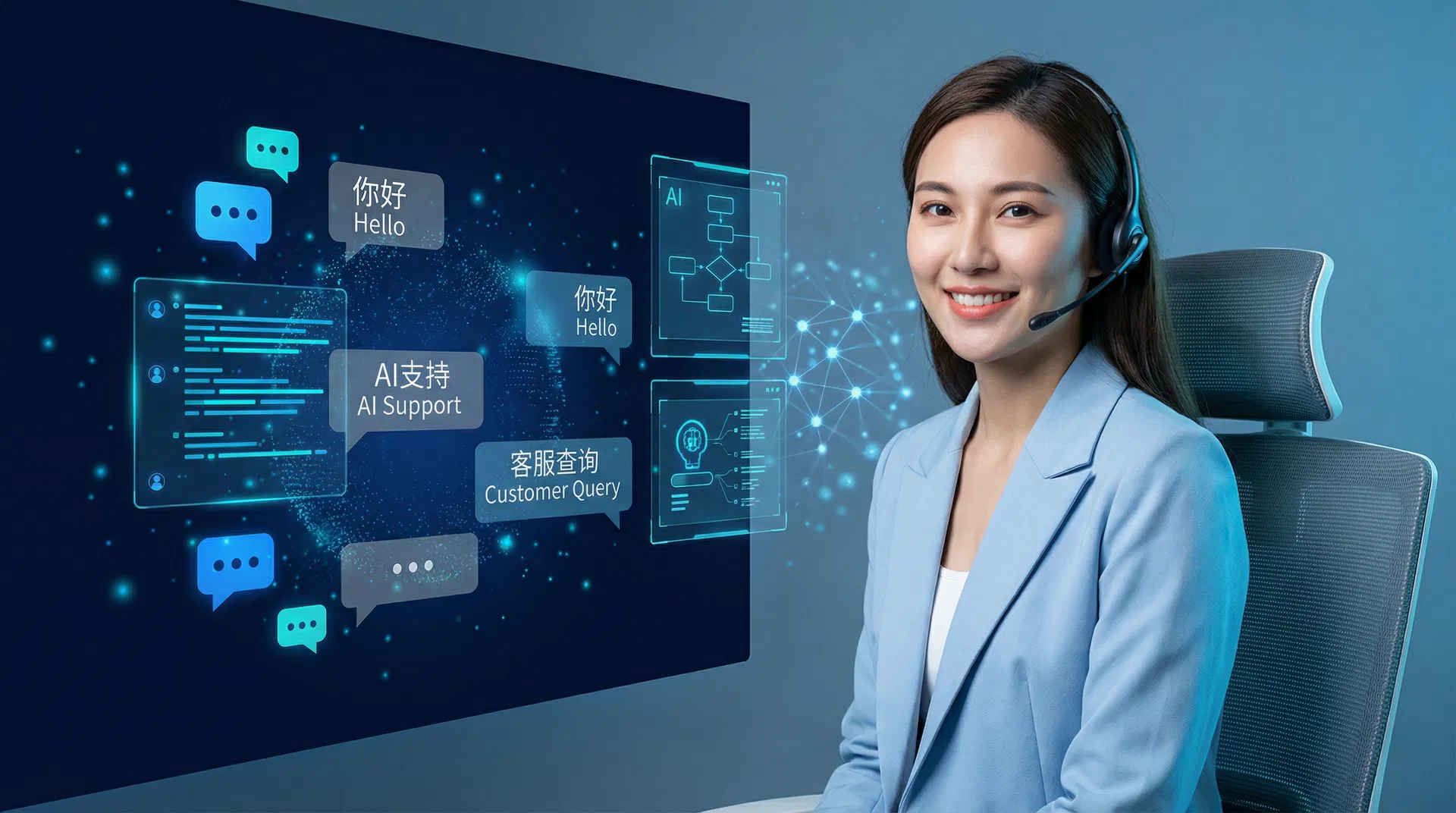 AI 智能客服代表