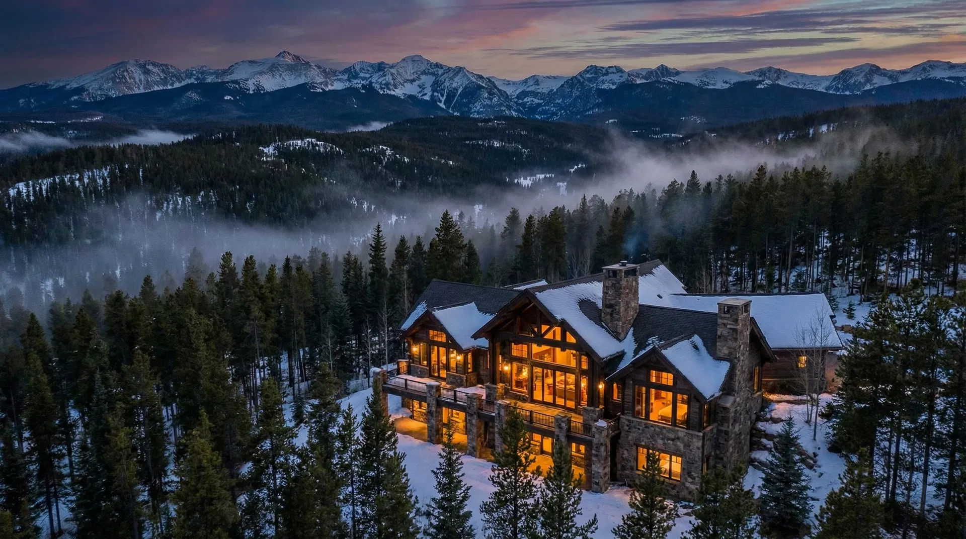 Evergreen luxury home