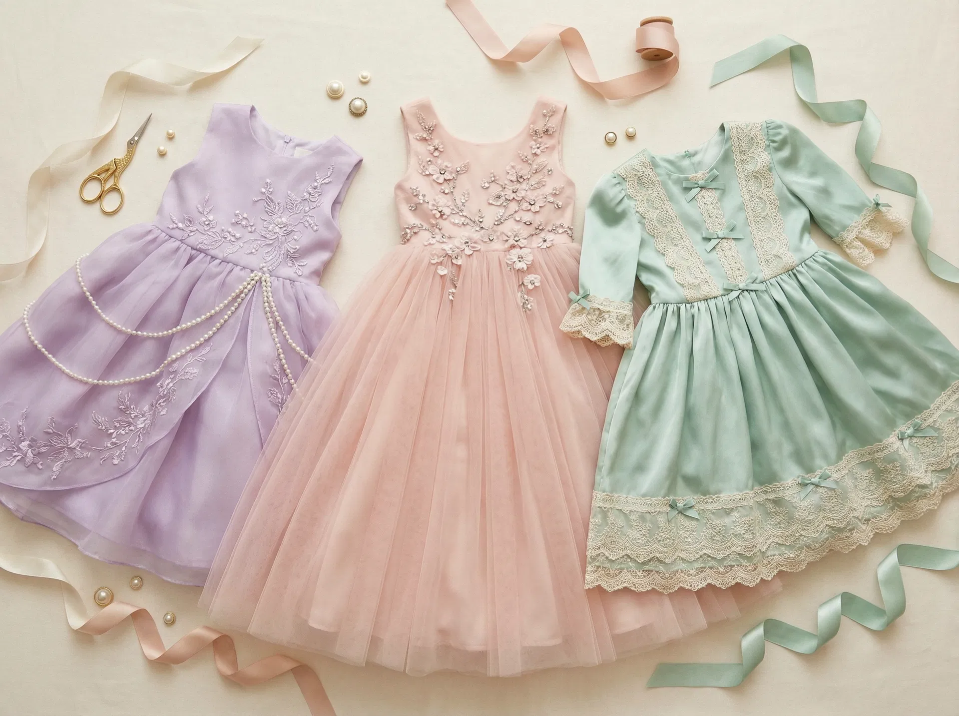 Collection de robes pastels Houda Bendaoud