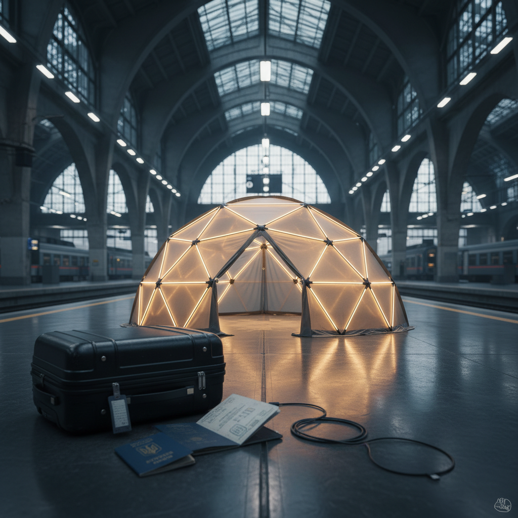 Перший закордонний «Пункт незламності»: «Укрзалізниця» подбала про пасажирів на вокзалі в польському Холмі