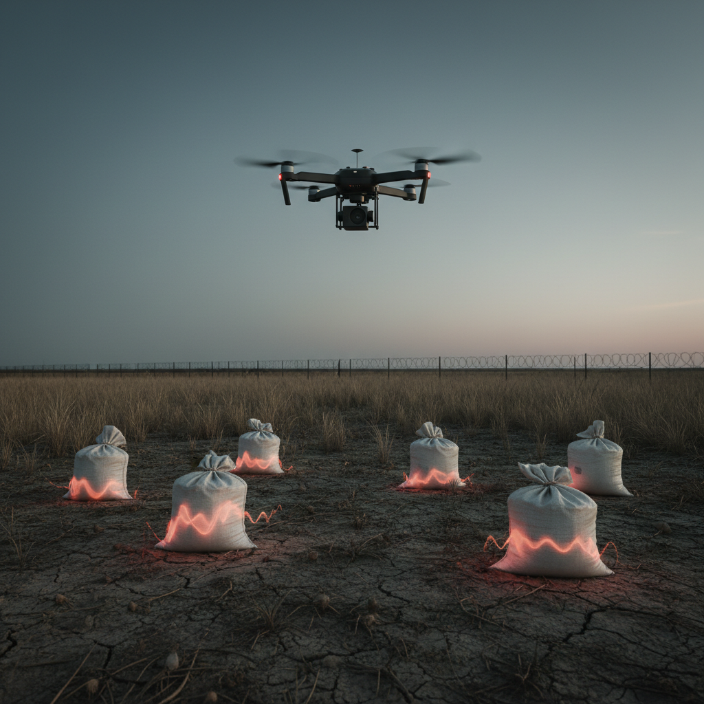 Окупанти скидають вибухівку з дронів у прикордонні Сумщини: міни заховані у світлих мішках