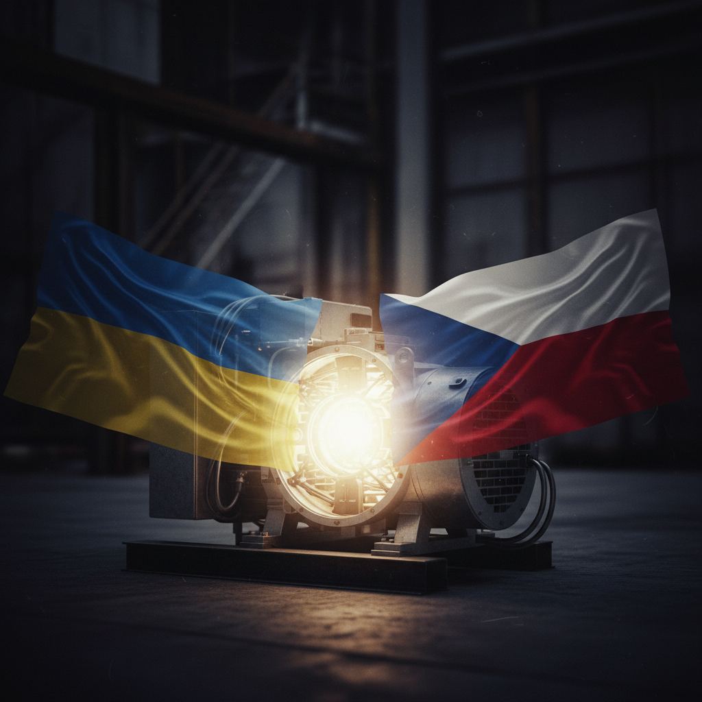 Уряд Чехії виділив €413 тисяч на генератори для підтримки енергетичної стійкості України