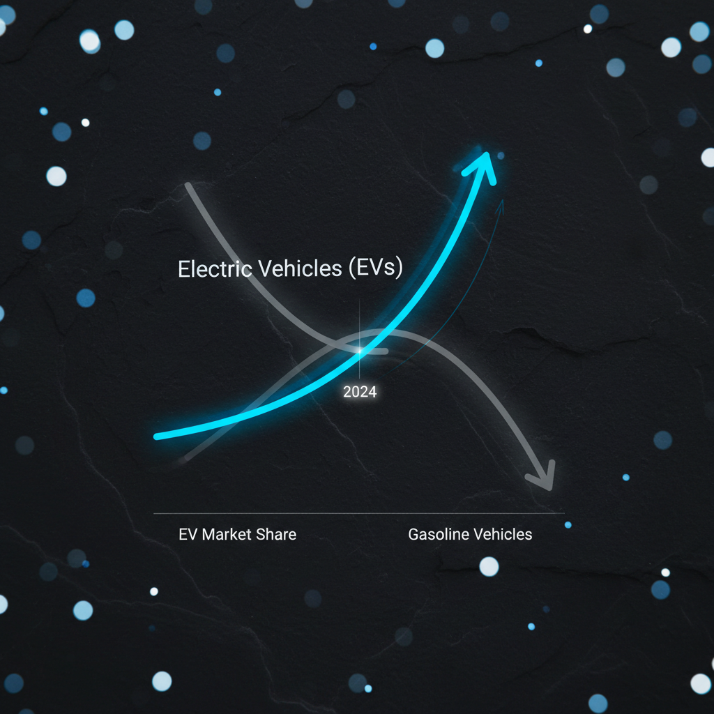 Історичний момент на ринку ЄС: Продажі електромобілів вперше випередили бензинові авто