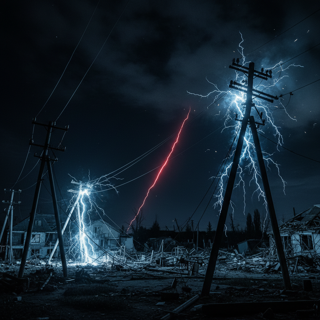 Через ворожі удари та негоду: в Україні знеструмлено сотні населених пунктів у 11 областях