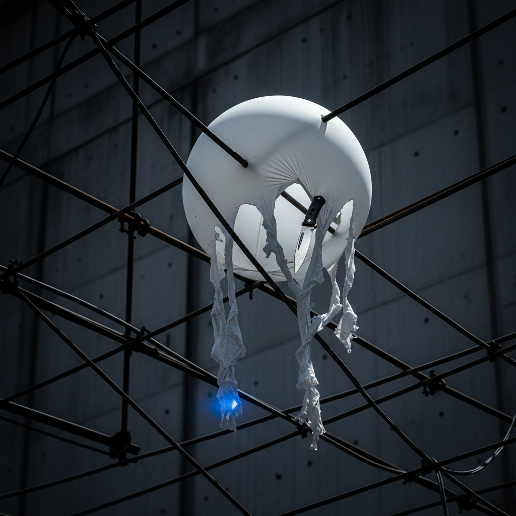 Незвичайний інцидент у Вільнюсі: метеокуля доставила контрабанду, поранивши поліцейського