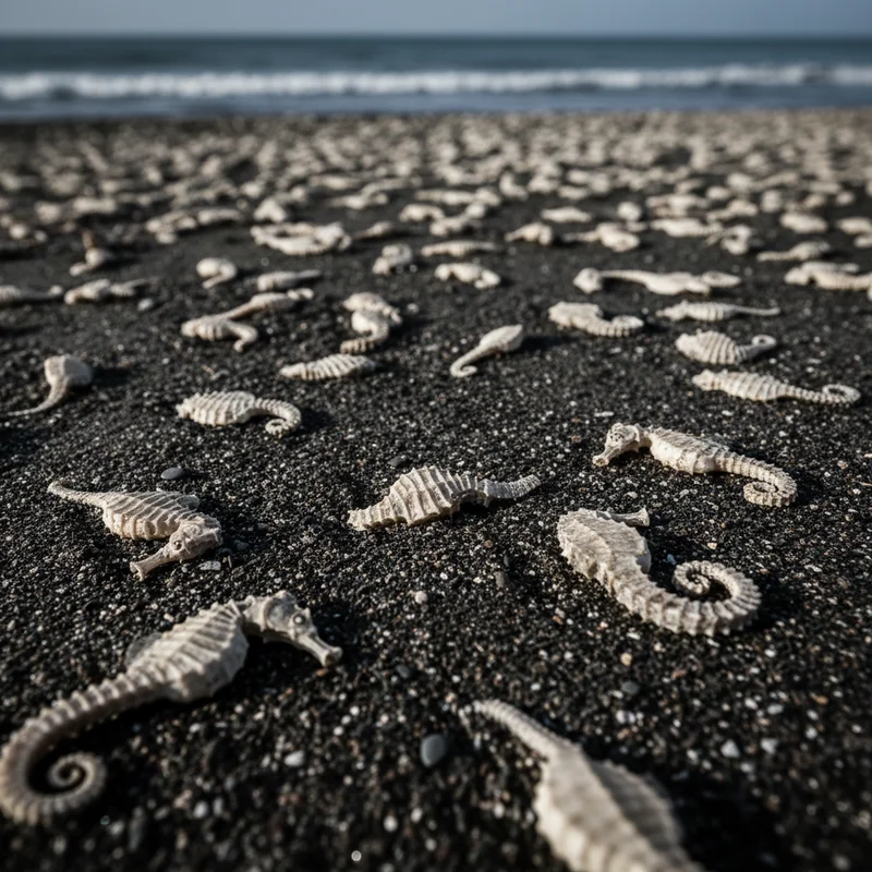 Екологічна аномалія в Одесі: Чорне море викинуло на берег десятки тисяч загиблих морських коників