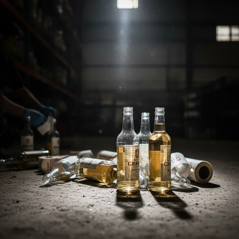 Підпільний мільйонний бізнес: На Тернопільщині викрили цех із виробництва фальсифікованої горілки відомих брендів