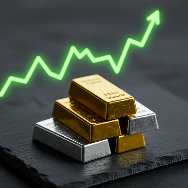 Світові ціни на золото та срібло досягли історичних максимумів на тлі ослаблення долара