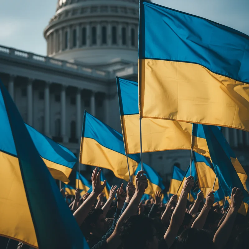 У Сакраменто відбувся потужний мітинг на підтримку України та вшанування Дня Соборності