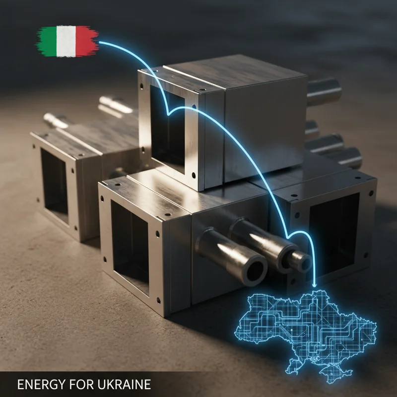 Україна отримала важливу партію котельного обладнання від Італії: допомога буде розподілена у 10 регіонах