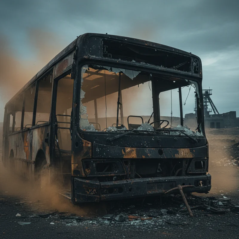 Володимир Зеленський назвав російський обстріл автобуса із шахтарями на Дніпропетровщині злочином