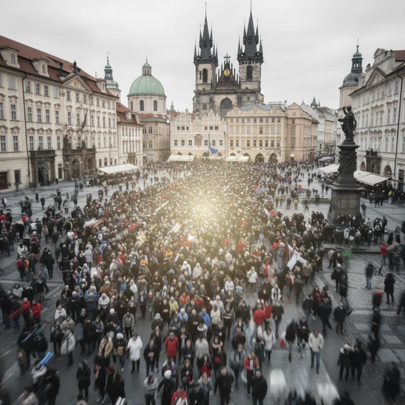 Чехія: Багатотисячні мітинги у Празі на підтримку президента Петра Павела
