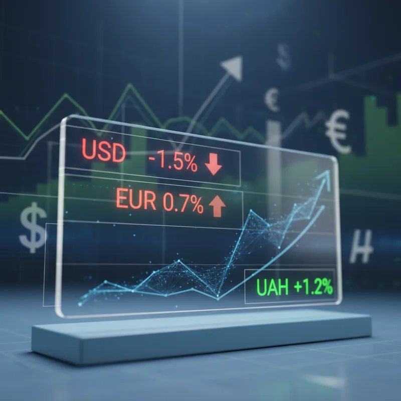 Офіційні курси валют: долар та євро демонструють зниження 2 лютого