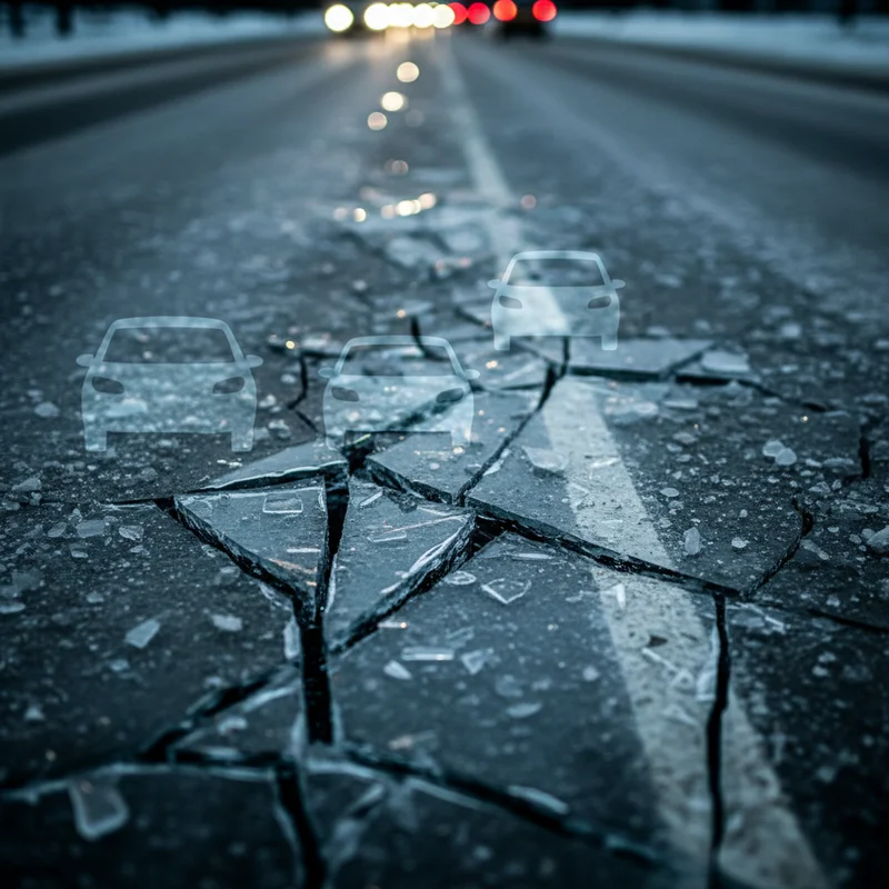Наталія Могилевська стала учасницею потрійної ДТП через ожеледицю, але не постраждала