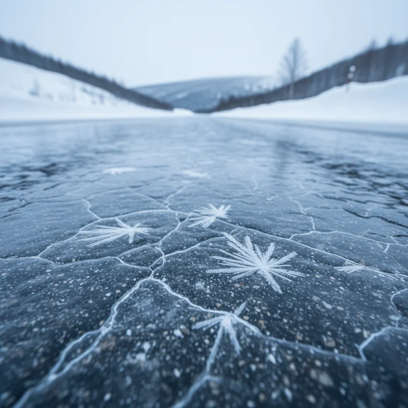 Прикарпаття: Небезпечний крижаний дощ перетворив дороги на ковзанку, водіїв закликають до пильності