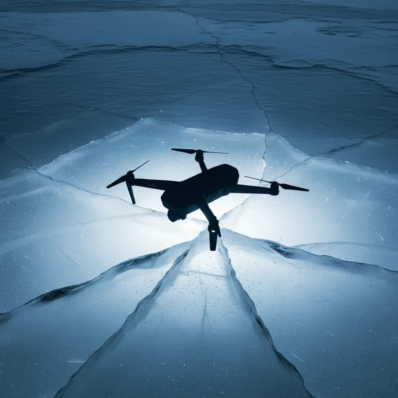 На Дніпропетровщині вибухотехніки поліції знешкодили нездетонований ворожий БпЛА, що впав на кригу