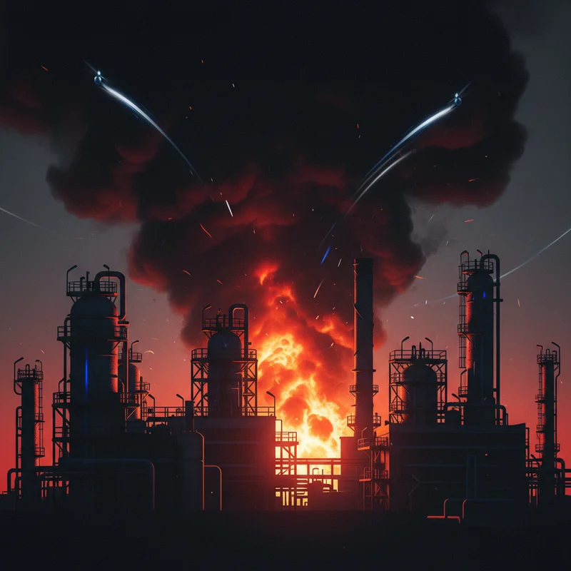 У російській Твері спалахнув хімзавод після нічної атаки безпілотників