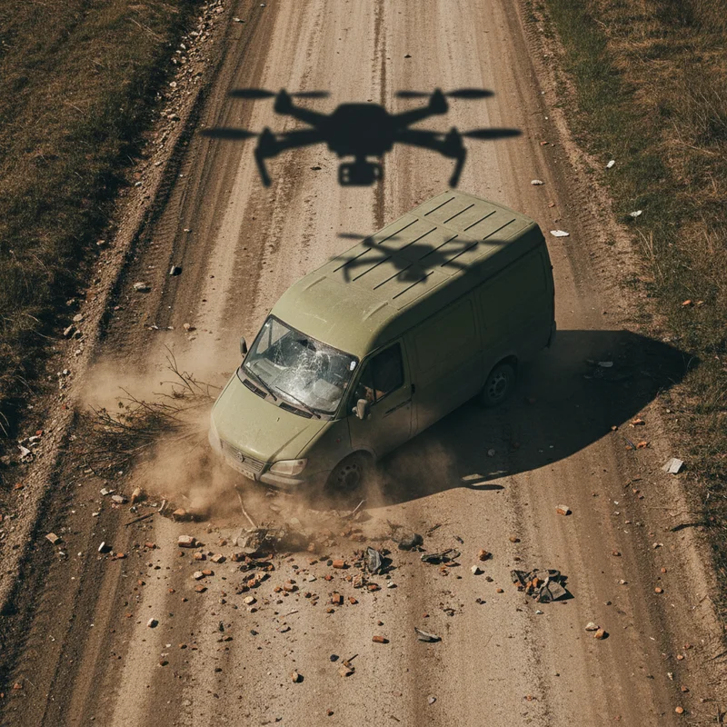 На Харківщині російський безпілотник атакував авто старости, що розвозив хліб жителям прифронтових сіл