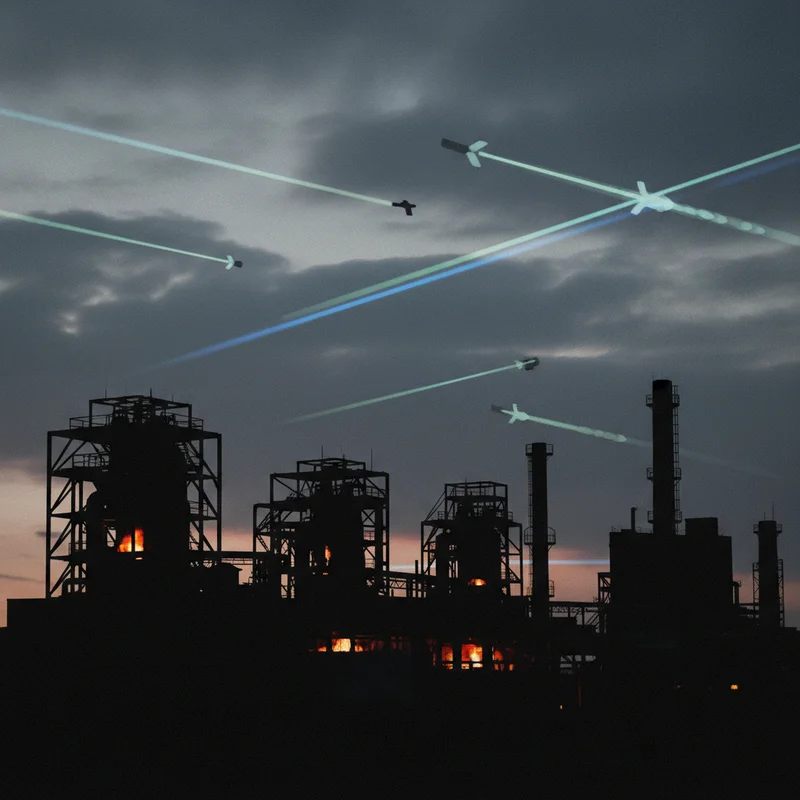 Масштабна атака безпілотників на Волгоградську область: пожежа на підприємстві та руйнування