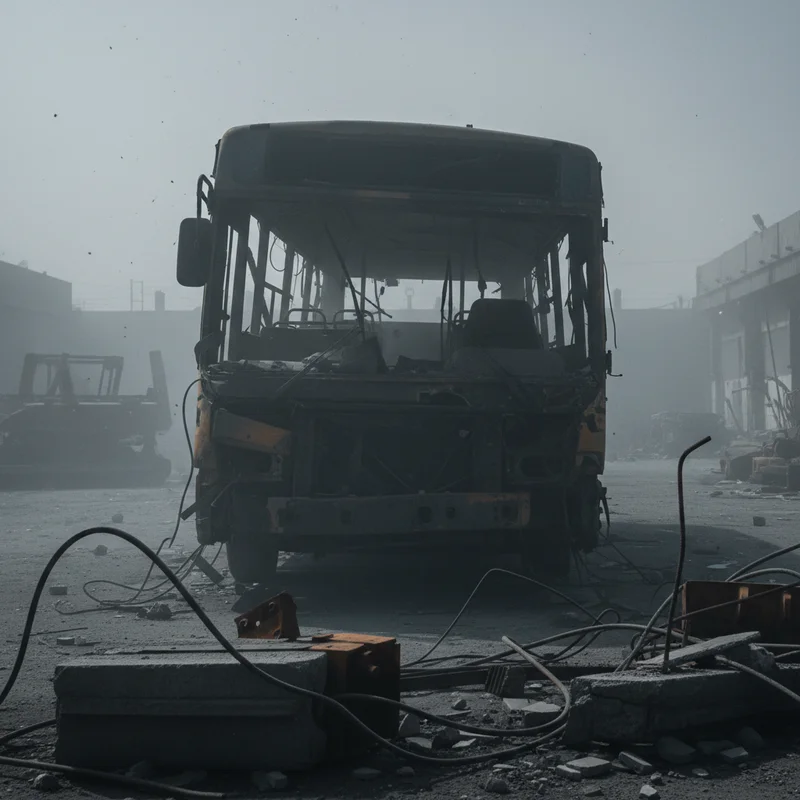 Російські війська обстріляли комунальне підприємство в Херсоні: значні пошкодження транспорту